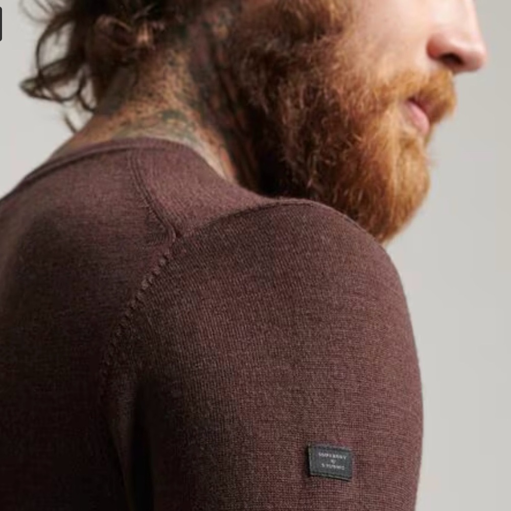 Superdry Merino Regular Fit V-Neck Jumper